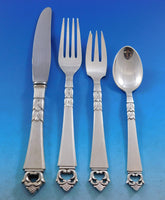 Danish Crown by Frigast Denmark Sterling Silver Flatware Set 10 Service 60 Pcs