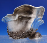 Narragansett Gorham Sterling Silver Almond Dish Spoon 2pc Oyster Aesthetic 8782