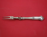 Saxon by Wallace Sterling Silver Roast Carving Fork HH WS 10 5/8" Heirloom