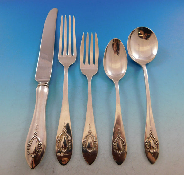 Mount Vernon by Lunt Sterling Silver Flatware Set for 8 Service 41 Pieces