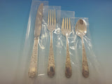 Old Maryland Engraved by Kirk Sterling Silver Flatware Set 8 Service 38 Pieces
