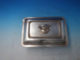 Beaded English Silverplate Top of Vegetable Dish removable handle (#6124)