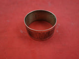 Mexican Mexico Sterling Silver Napkin Ring Brushed Round 3/4" x 1 1/2" 0.43ozt