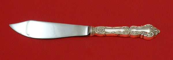 Meadow Rose by Wallace Sterling Silver Fish Knife Individual Custom Made 8 1/4"