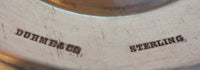 Duhme & Co. Sterling Silver Sugar and Creamer Set 2pc Repoussed Chased (#1916)