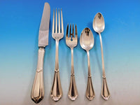 La Salle by Dominick and Haff Sterling Silver Flatware Set Dinner Service 63 Pcs
