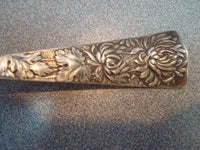 Chrysanthemum by Shiebler Sterling Silver Serving Spoon 8 1/4" Silverware