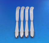 Beaded by Georg Jensen Sterling Silver Butter Spreader HH AS Paddle Set of 8pcs