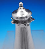 Arts and Crafts Sterling Silver Pepper Shaker Large #98 w/ Leaves Beads (#8928)
