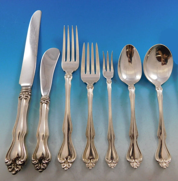 George & Martha by Westmorland Sterling Silver Flatware Set 12 Service 93 pcs