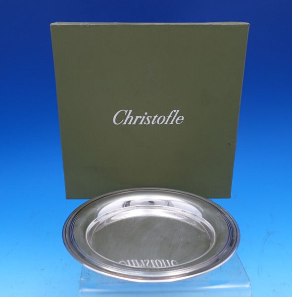 Malmaison by Christofle Silverplate Wine Bottle Coaster in Orig Box 5 7/8" #7960