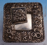 Repousse by S. Kirk and Son Inc. Sterling Silver Pin Tray with Lid #7 (#8744)