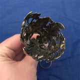 Gilt Tussie Mussie with Ornate Cast Floral Cup (#J7463)