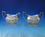 Donatello by Amston Sterling Silver Sugar and Creamer Set 2pc #814 (#5453)