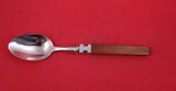 Ingrid by Alain Saint Joanis Silver Plate Place Soup Spoon w/rosewood handle 8"