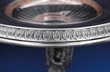 Sy and Wagner German .750 Silver Centerpiece Raised w/ Angel Lions Feet GW #8887