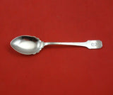Norman Hammered by Shreve Sterling Silver Ice Cream Spoon Fluted w/ Eng Mono "S"