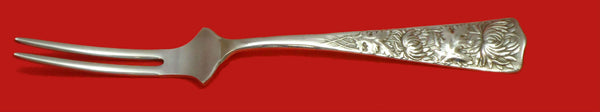 Chrysanthemum by Shiebler Sterling Silver Spinach Fork Custom Made 7"