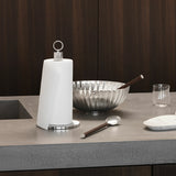 Bernadotte by Georg Jensen Stainless Steel and Smoked Oak Salad Serving Set NOS