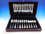 Continental Georg Jensen Sterling Silver Flatware Set 12 Service Dinner 48 pcs