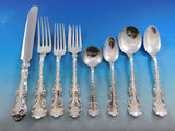 Louis XV by Whiting Sterling Silver Flatware Set for 12 Service 86 pcs Dinner