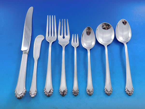 Cavalier by Gorham Silverplate Flatware Set for 8 Luncheon Service 83 Pieces