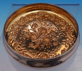 Gorham Sterling Silver Powder Jar with Cut Crystal Roses GW S3235 (#9147)