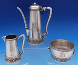 Tiffany and Co Sterling Silver Chocolate Set 3-piece 5230/5916 Olympian (#8410)