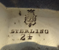 Marechal Niel by Durgin Sterling Silver Candy Dish with Ball Feet #24 (#0489)