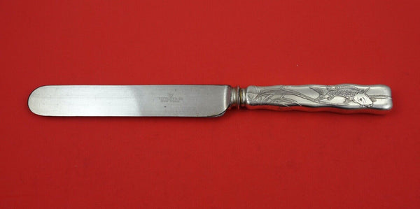 Lap Over Edge Acid Etched by Tiffany & Co Sterling Regular Knife carp 9 1/4"