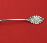 Grecian by Gorham Coin Silver Cold Meat Fork Brite-Cut 4-Tine 8 3/4" Serving