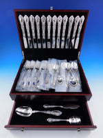 Prince Eugene by Alvin Sterling Silver Flatware Set for 12 Service 63 pcs Dinner