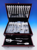 Prince Eugene by Alvin Sterling Silver Flatware Set for 12 Service 63 pcs Dinner