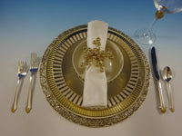 Edgemont Gold by Gorham Sterling Silver Flatware Set 8 Service 38 Pieces Dinner