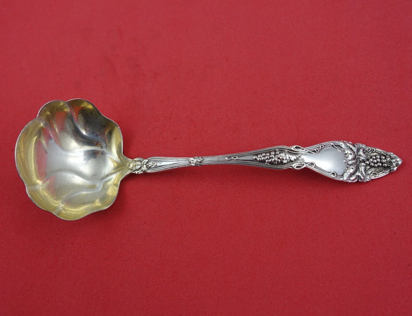 Cloeta by International Sterling Silver Sauce Ladle with Light Gold Wash 5 3/4"