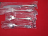 Florentine Scroll By Lunt Sterling Silver Regular Size 4pc Place Setting New