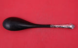Strasbourg by Gorham Sterling Salad Serving Spoon w/ black plastic 11 1/2"