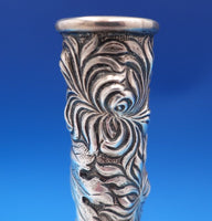 Chrysanthemum by Shiebler Sterling Silver Liquor Bottle #2319 8 1/4" (#8118)