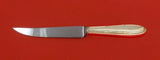 Leonore by Manchester Sterling Silver Steak Knife Serrated HHWS Custom 8 1/2"