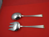 Gold Tip by Gorham Sterling Silver Salad Serving Set 9"
