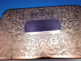 Barker - Ellis English Silverplate Rectangular Trivet Ornate 10 3/4" (#9198)