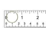 18k White Gold Wedding Band Ring Size 6.5 Jewelry (#J7283)