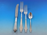 Facher by WMF Silverplated Flatware Service Set 22 pieces German matches Fan