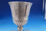 Judaica by Buccellati .925 Silver Goblet / Kiddush Cup Star of David (#8485)