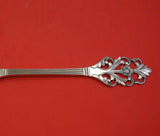 Viking Rose by Th. Marthinsen Norwegian .830 Silver Cold Meat Fork 2-Tine 9 1/2"