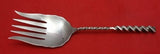 Square Twist #5 by Whiting Sterling Silver Fish Serving Fork 8 1/2" Silverware