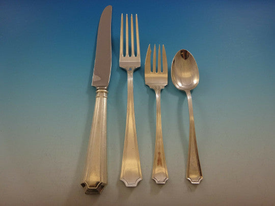 Fairfax by Gorham Sterling Silver Flatware Set for 6 Service 24 pcs Dinner Size