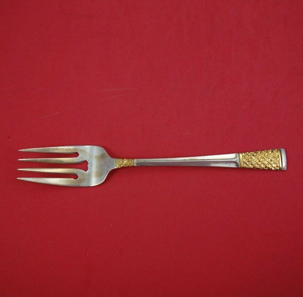 Golden Columbine by Lunt Sterling Silver Salad Fork 6 3/4" Flatware Vintage