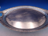 Russian 84 Silver Assay A. Yashinkov Tea Tray Handles Leaves Acorns Vines #8573