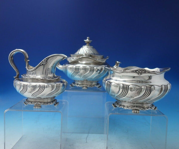 Richelieu by Tiffany and Co Sterling Silver Sugar Creamer Waste Set 3pc (#5346)